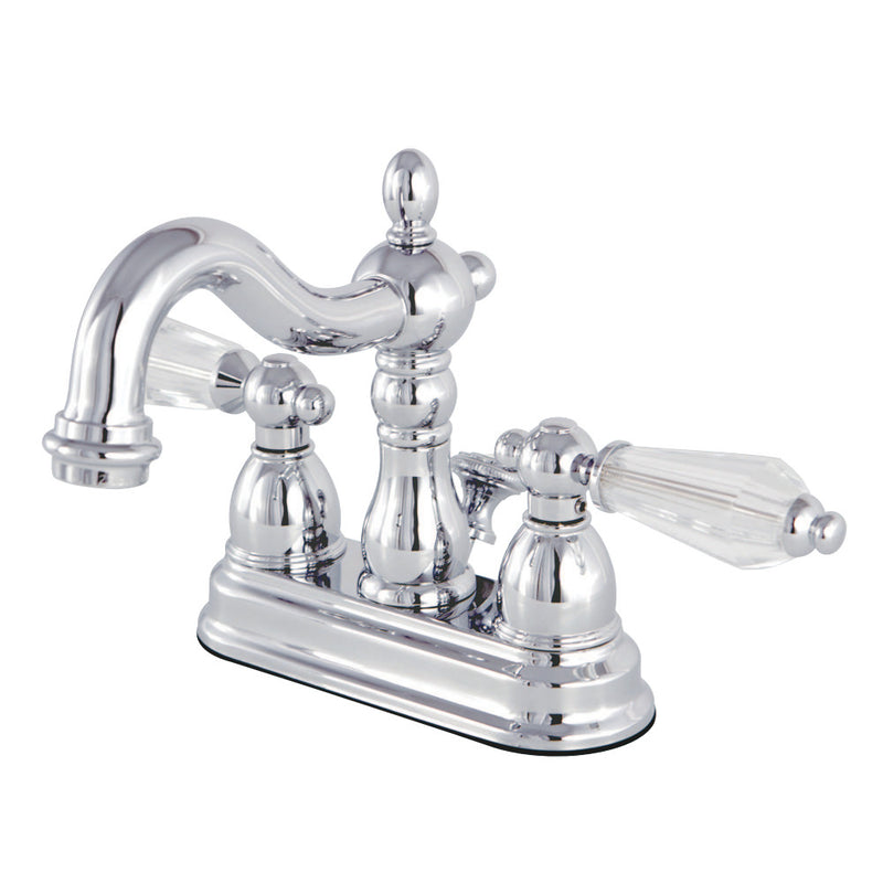 Kingston Brass KB1601WLL 4 in. Centerset Bathroom Faucet, Polished Chrome - BNGBath