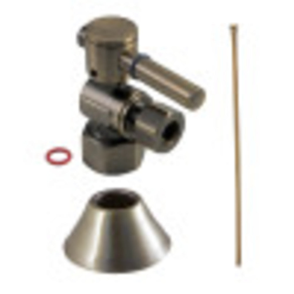 Kingston Brass CC43103DLTKF20 Modern Plumbing Toilet Trim Kit, Antique Brass - BNGBath