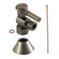 Thumbnail for Kingston Brass CC43103DLTKF20 Modern Plumbing Toilet Trim Kit, Antique Brass - BNGBath