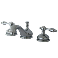 Thumbnail for Kingston Brass KS1161TAL 8 in. Widespread Bathroom Faucet, Polished Chrome - BNGBath