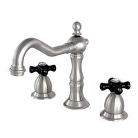 Thumbnail for Kingston Brass KS1978PKX Duchess Widespread Bathroom Faucet with Brass Pop-Up, Brushed Nickel - BNGBath