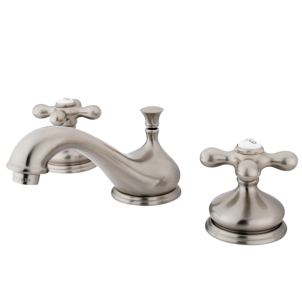 Kingston Brass KS1168AX 8 in. Widespread Bathroom Faucet, Brushed Nickel - BNGBath