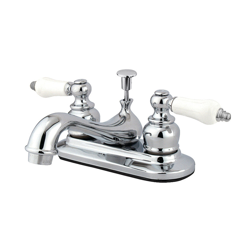 Kingston Brass KB601B 4 in. Centerset Bathroom Faucet, Polished Chrome - BNGBath