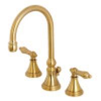 Thumbnail for Kingston Brass KS2987AL 8 in. Widespread Bathroom Faucet, Brushed Brass - BNGBath