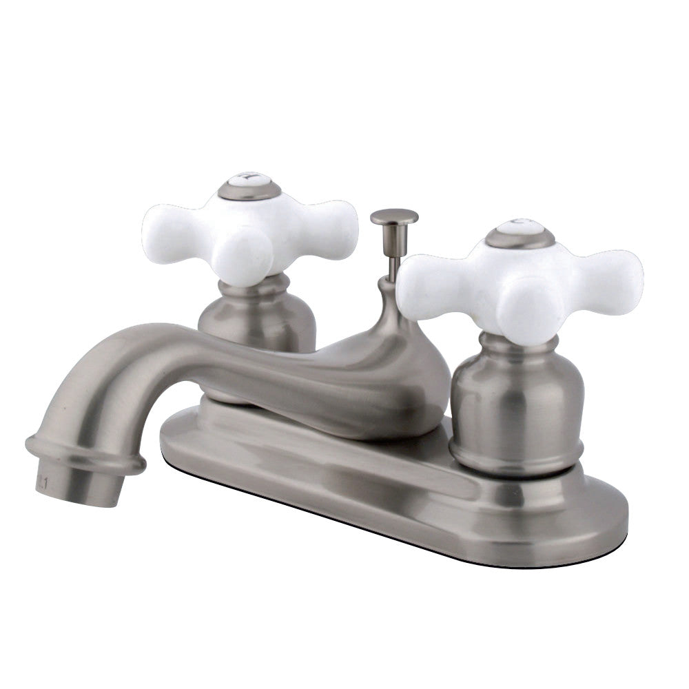 Kingston Brass GKB608PX 4 in. Centerset Bathroom Faucet, Brushed Nickel - BNGBath