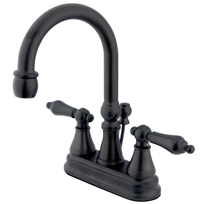 Kingston Brass KS2615AL 4 in. Centerset Bathroom Faucet, Oil Rubbed Bronze - BNGBath