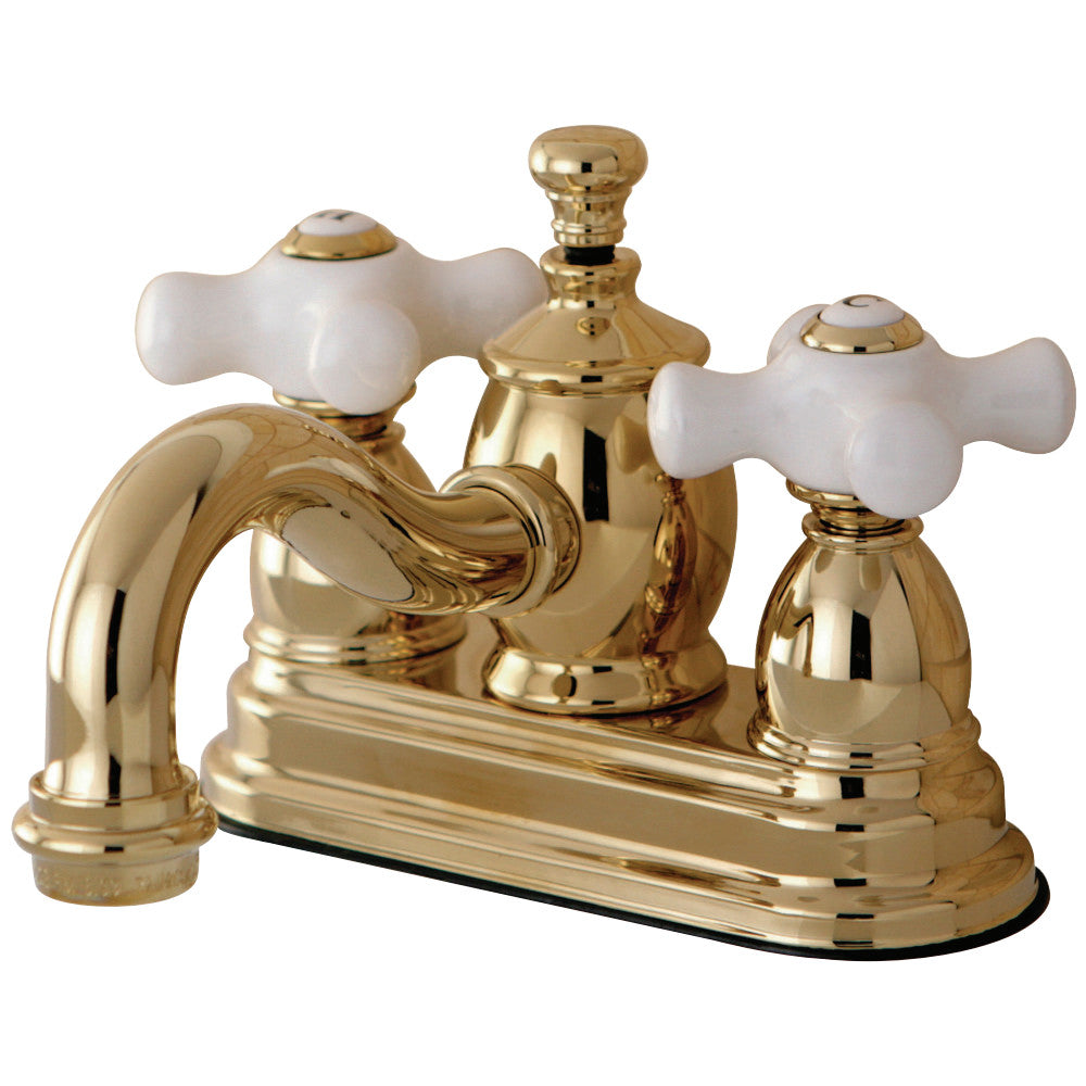 Kingston Brass KS7102PX 4 in. Centerset Bathroom Faucet, Polished Brass - BNGBath