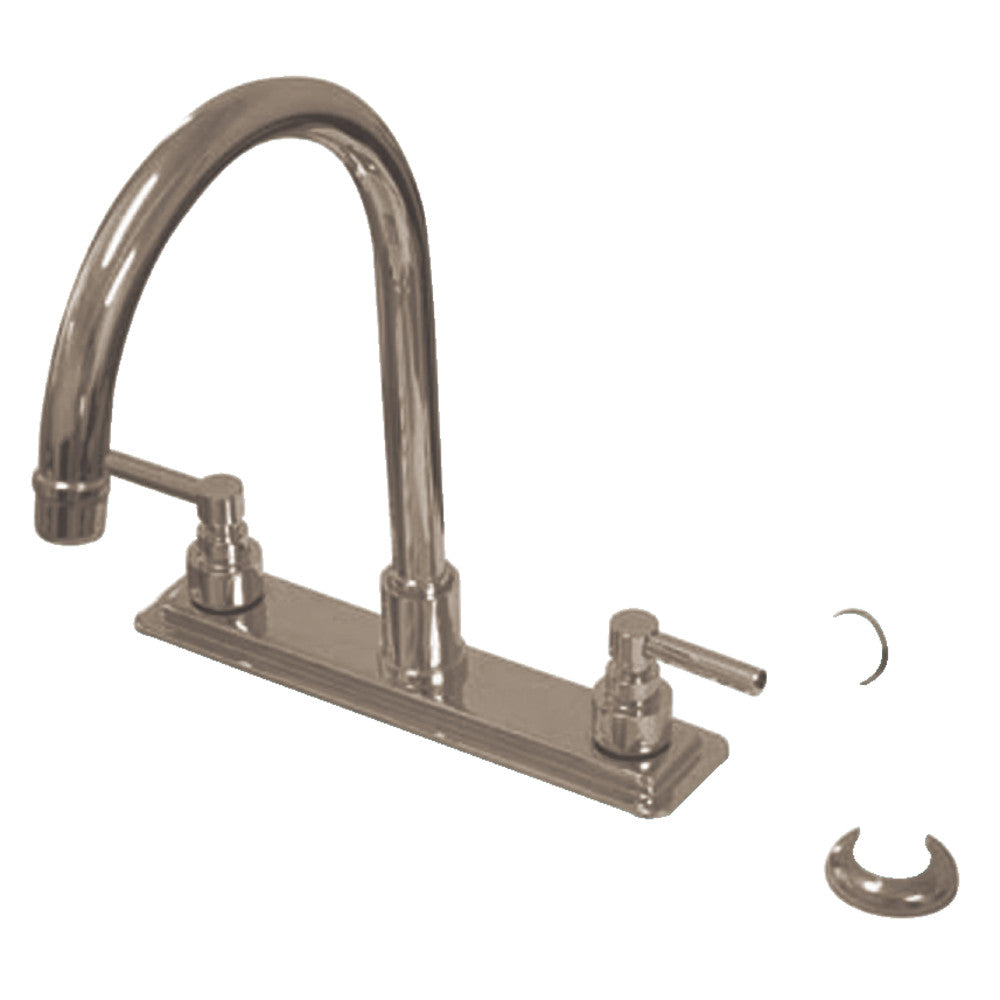 Kingston Brass KS8798EL Elinvar 8-Inch Centerset Kitchen Faucet, Brushed Nickel - BNGBath