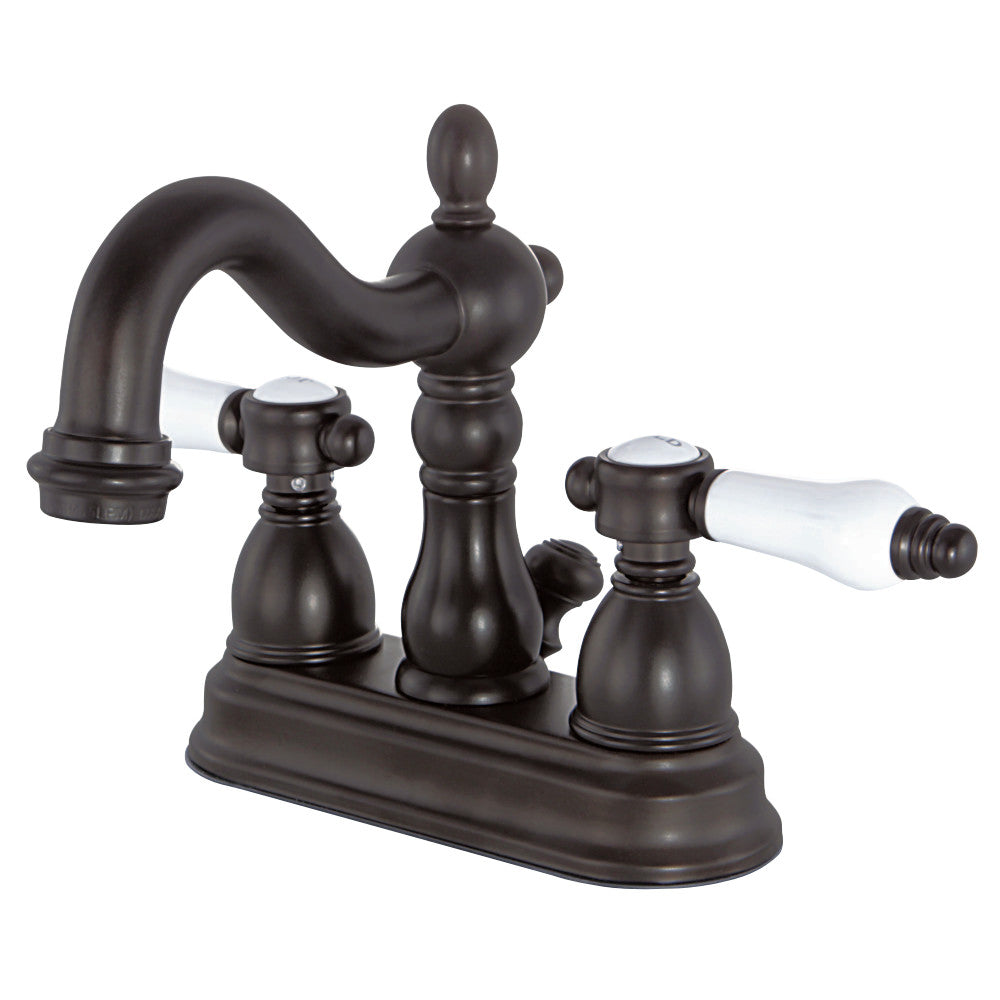 Kingston Brass KB1605BPL 4 in. Centerset Bathroom Faucet, Oil Rubbed Bronze - BNGBath