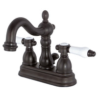 Thumbnail for Kingston Brass KB1605BPL 4 in. Centerset Bathroom Faucet, Oil Rubbed Bronze - BNGBath