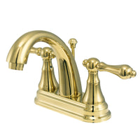 Thumbnail for Kingston Brass KS7612AL 4 in. Centerset Bathroom Faucet, Polished Brass - BNGBath