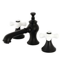 Thumbnail for Kingston Brass KC7060PX Vintage 8 in. Widespread Bathroom Faucet, Matte Black - BNGBath
