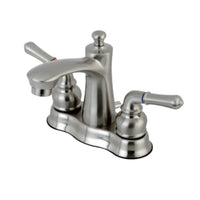 Thumbnail for Kingston Brass FB7618NML 4 in. Centerset Bathroom Faucet, Brushed Nickel - BNGBath