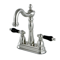 Thumbnail for Kingston Brass KB1498PKL Duchess Two-Handle Bar Faucet, Brushed Nickel - BNGBath