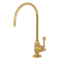 Thumbnail for Kingston Brass KS5192BL Vintage Single-Handle Water Filtration Faucet, Polished Brass - BNGBath