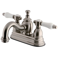 Thumbnail for Kingston Brass KS7108BPL 4 in. Centerset Bathroom Faucet, Brushed Nickel - BNGBath