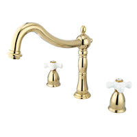 Thumbnail for Kingston Brass KS1342PX Heritage Roman Tub Faucet, Polished Brass - BNGBath