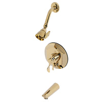 Thumbnail for Kingston Brass KB46320DFL Tub and Shower Faucet, Polished Brass - BNGBath