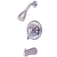 Thumbnail for Kingston Brass KB691 Chatham Single Loop Handle Tub and Shower Faucet, Polished Chrome - BNGBath