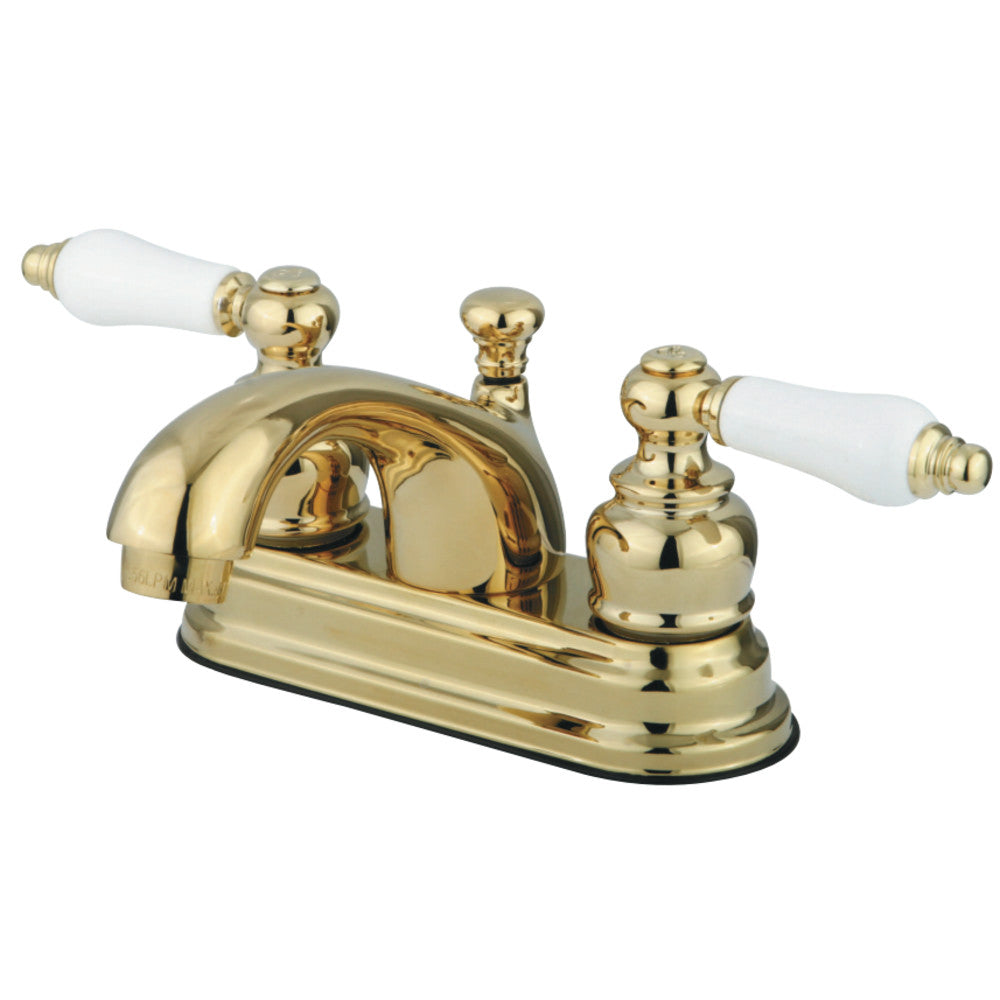 Kingston Brass GKB2602PL 4 in. Centerset Bathroom Faucet, Polished Brass - BNGBath