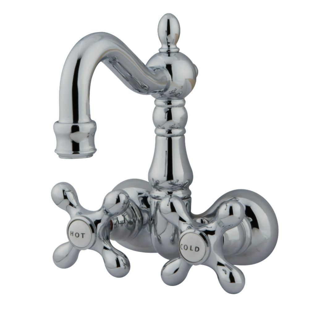 Kingston Brass CC1078T1 Vintage 3-3/8-Inch Wall Mount Tub Faucet, Polished Chrome - BNGBath