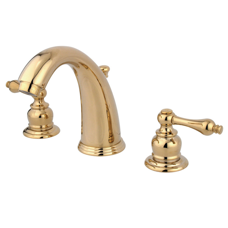 Kingston Brass GKB982AL Widespread Bathroom Faucet, Polished Brass - BNGBath