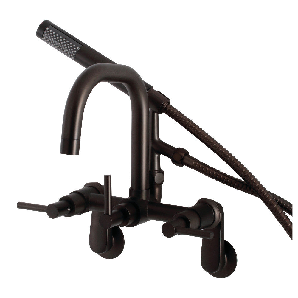Aqua Vintage AE8455DL Concord Wall Mount Clawfoot Tub Faucet, Oil Rubbed Bronze - BNGBath