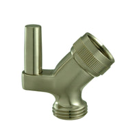 Thumbnail for Kingston Brass K179A8 Trimscape Hand Shower Pin Wall Hook with Hose Outlet, Brushed Nickel - BNGBath