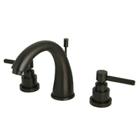Thumbnail for Kingston Brass KS2965EL 8 in. Widespread Bathroom Faucet, Oil Rubbed Bronze - BNGBath
