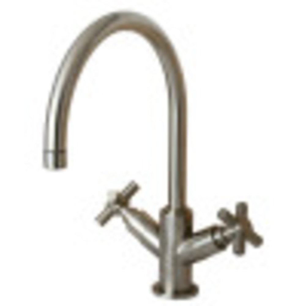 Kingston Brass KS8268JX Vessel Sink Faucet, Brushed Nickel - BNGBath