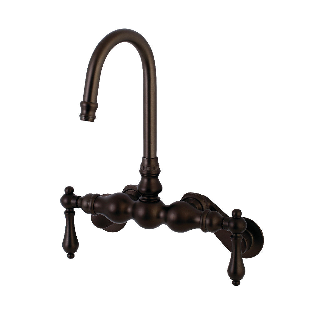Aqua Vintage AE81T5 Vintage Adjustable Center Wall Mount Tub Faucet, Oil Rubbed Bronze - BNGBath