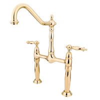 Thumbnail for Kingston Brass KS1072TL Vessel Sink Faucet, Polished Brass - BNGBath