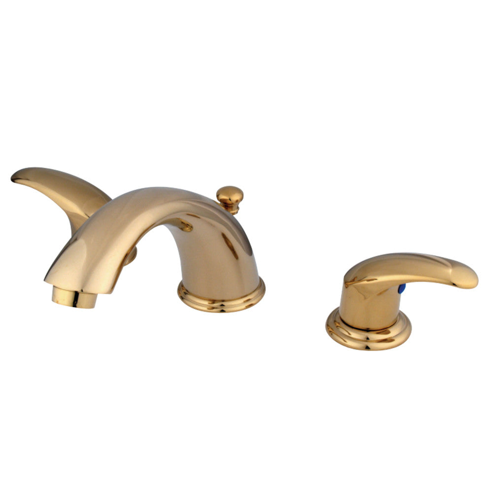 Kingston Brass KB6962LL 8 in. Widespread Bathroom Faucet, Polished Brass - BNGBath