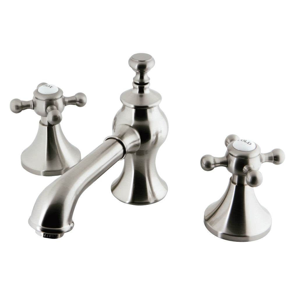 Kingston Brass KC7068BX 8 in. Widespread Bathroom Faucet, Brushed Nickel - BNGBath