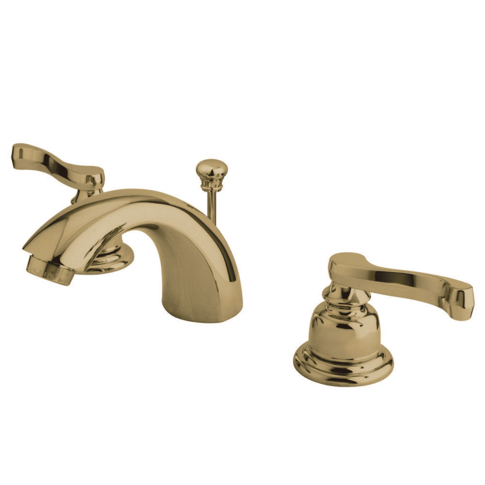 Kingston Brass KB8952FL Mini-Widespread Bathroom Faucet, Polished Brass - BNGBath
