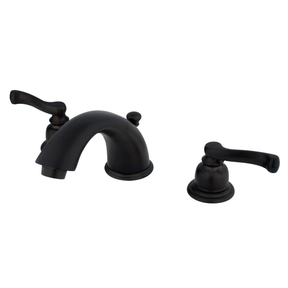 Kingston Brass KB965FL Widespread Bathroom Faucet, Oil Rubbed Bronze - BNGBath