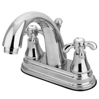 Thumbnail for Kingston Brass KS7611TX 4 in. Centerset Bathroom Faucet, Polished Chrome - BNGBath