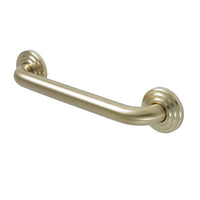 Thumbnail for Kingston Brass DR314127 Restoration 12-Inch Decorative 1-1/4-Inch OD Grab Bar, Brushed Brass - BNGBath