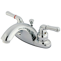 Thumbnail for Kingston Brass KB7641NML 4 in. Centerset Bathroom Faucet, Polished Chrome - BNGBath