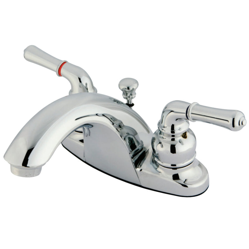 Kingston Brass KB7641NML 4 in. Centerset Bathroom Faucet, Polished Chrome - BNGBath