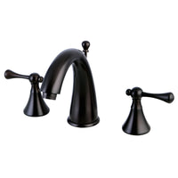 Thumbnail for Kingston Brass KS2975BL 8 in. Widespread Bathroom Faucet, Oil Rubbed Bronze - BNGBath