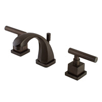 Thumbnail for Kingston Brass KS4945CQL Claremont 8 in. Widespread Bathroom Faucet, Oil Rubbed Bronze - BNGBath