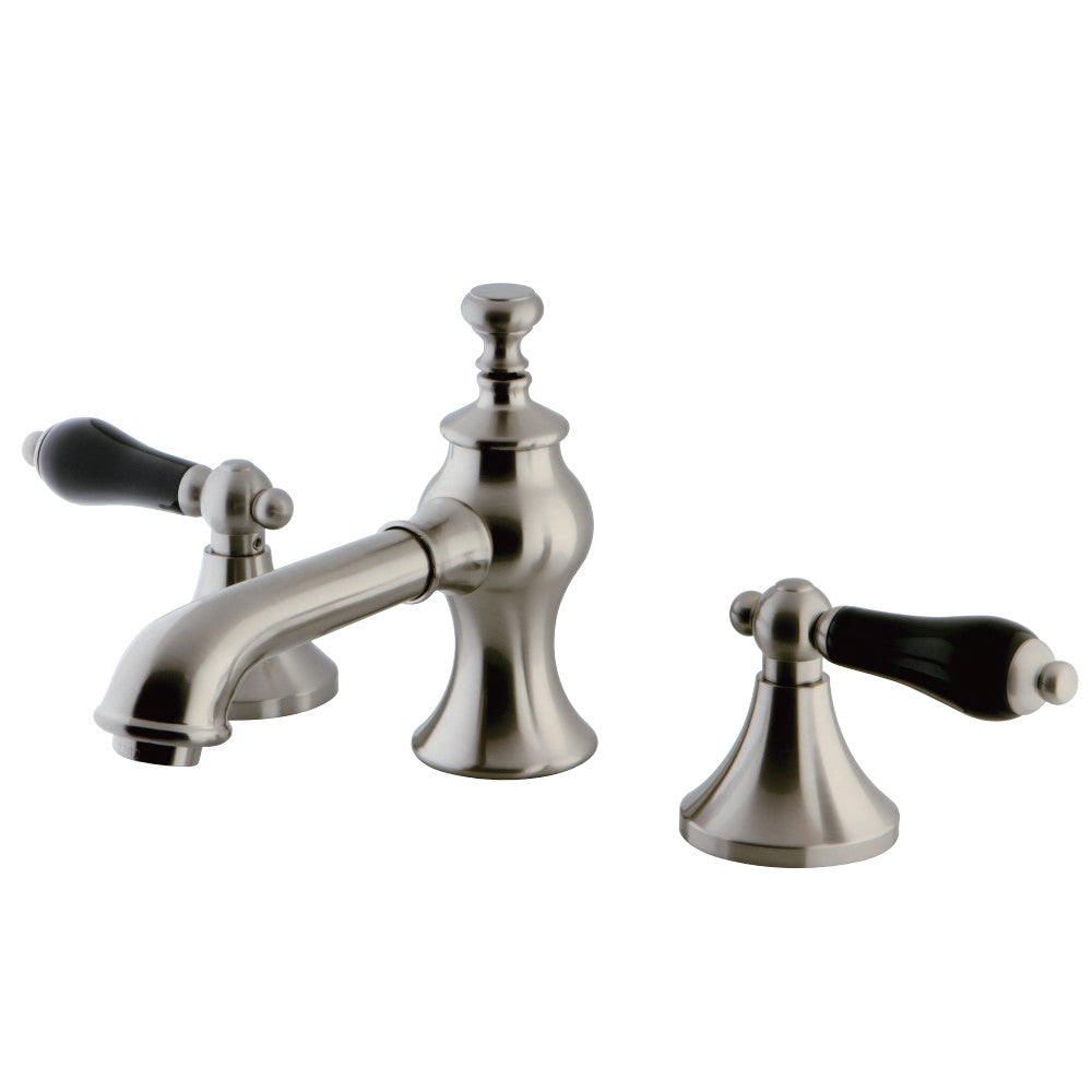 Kingston Brass KC7068PKL Duchess Widespread Bathroom Faucet with Brass Pop-Up, Brushed Nickel - BNGBath