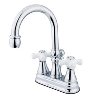 Thumbnail for Kingston Brass KS2611PX 4 in. Centerset Bathroom Faucet, Polished Chrome - BNGBath