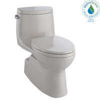 Thumbnail for TOTO Carlyle II One-Piece Elongated 1.28 GPF Universal Height Skirted Toilet with CeFiONtect,  - MS614114CEFG#12 - BNGBath