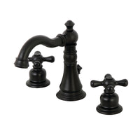 Thumbnail for Fauceture FSC1970AX American Classic 8 in. Widespread Bathroom Faucet, Matte Black - BNGBath