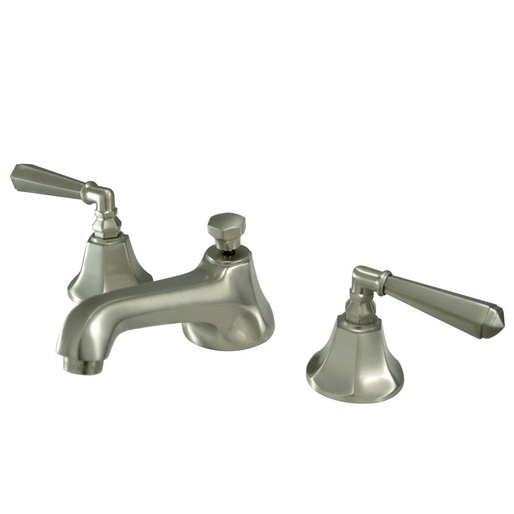 Kingston Brass KS4468HL 8 in. Widespread Bathroom Faucet, Brushed Nickel - BNGBath