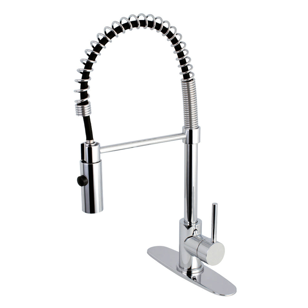 Gourmetier LS8771DL Concord Single-Handle Pre-Rinse Kitchen Faucet, Polished Chrome - BNGBath