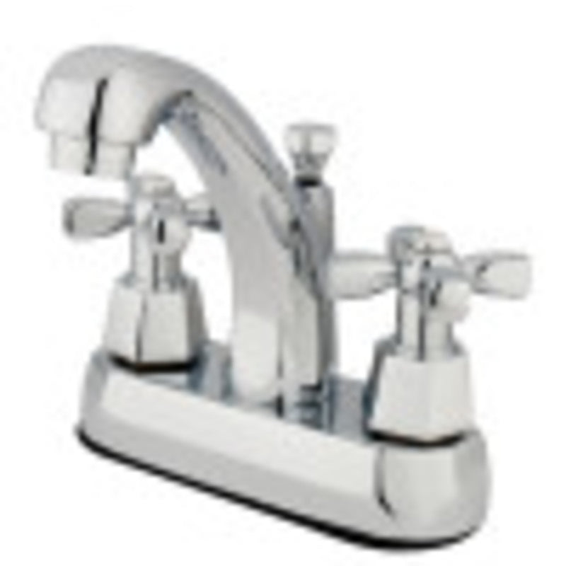 Kingston Brass KS4611HX 4 in. Centerset Bathroom Faucet, Polished Chrome - BNGBath