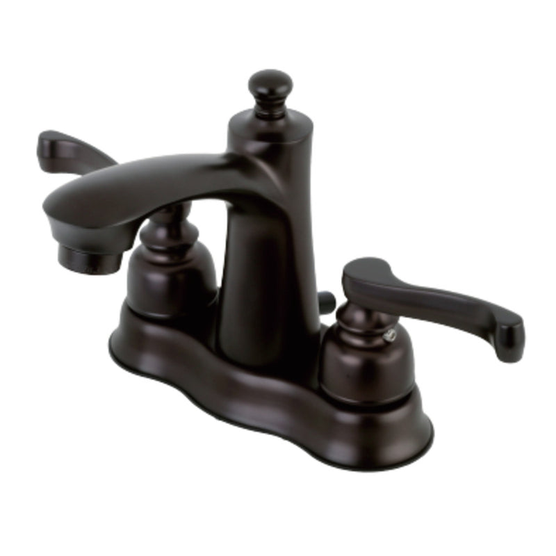Kingston Brass FB7615FL 4 in. Centerset Bathroom Faucet, Oil Rubbed Bronze - BNGBath